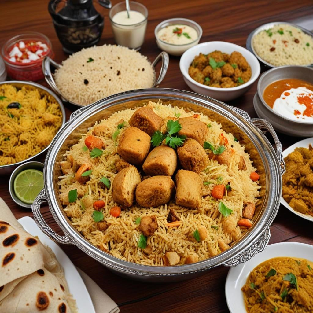 Soya Chunk Biriyani