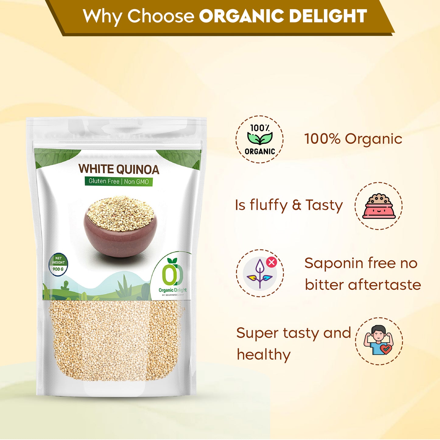 
                  
                    Organic Quinoa Seeds
                  
                