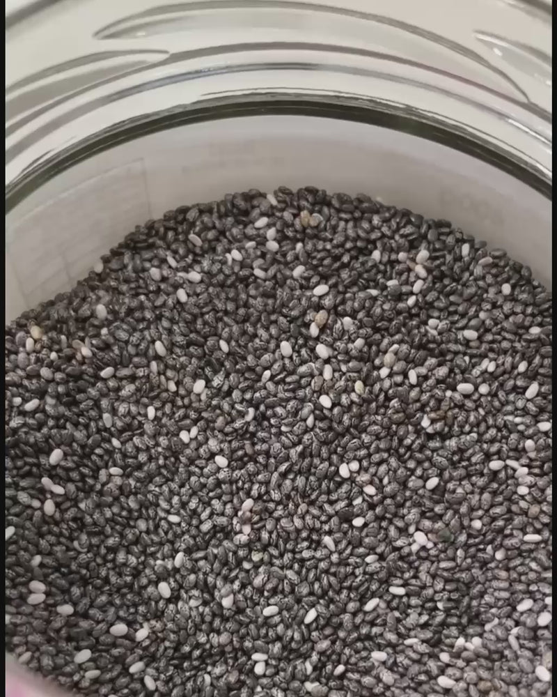 
                  
                    Load and play video in Gallery viewer, Organic Chia Seed Unroasted
                  
                