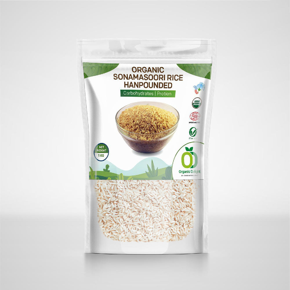 
                  
                    Organic Brown Sonamasoori Rice Handpounded
                  
                